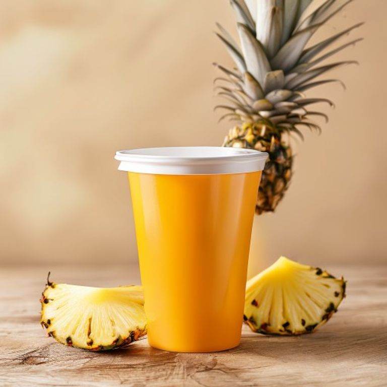 Kinangop Gold Yoghurt — Pineapple, concept render