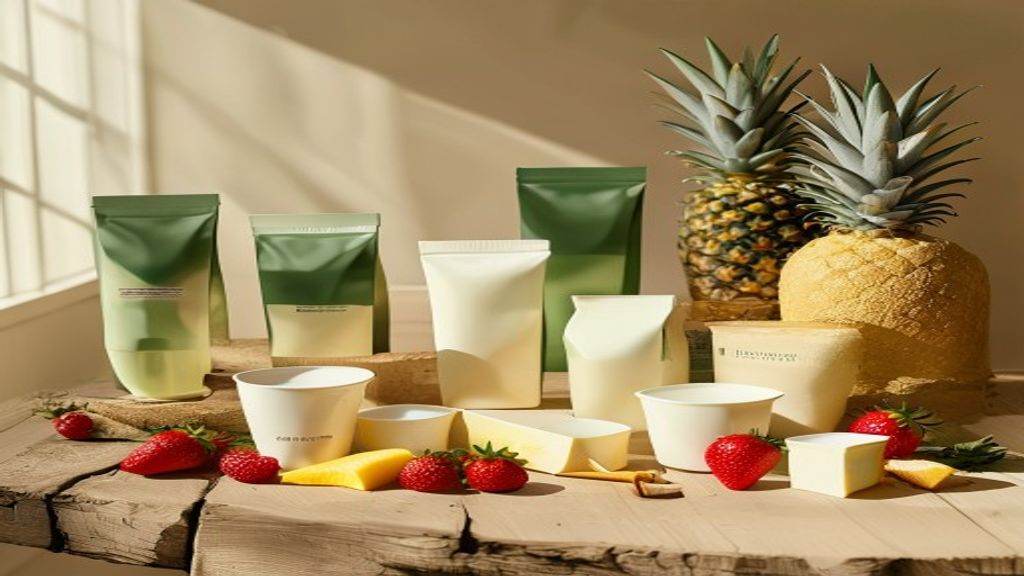 A wide premium dairy lineup arranged on a warm wooden table — concept render of the Kinangop, Kinangop Gold and 4US portfolio